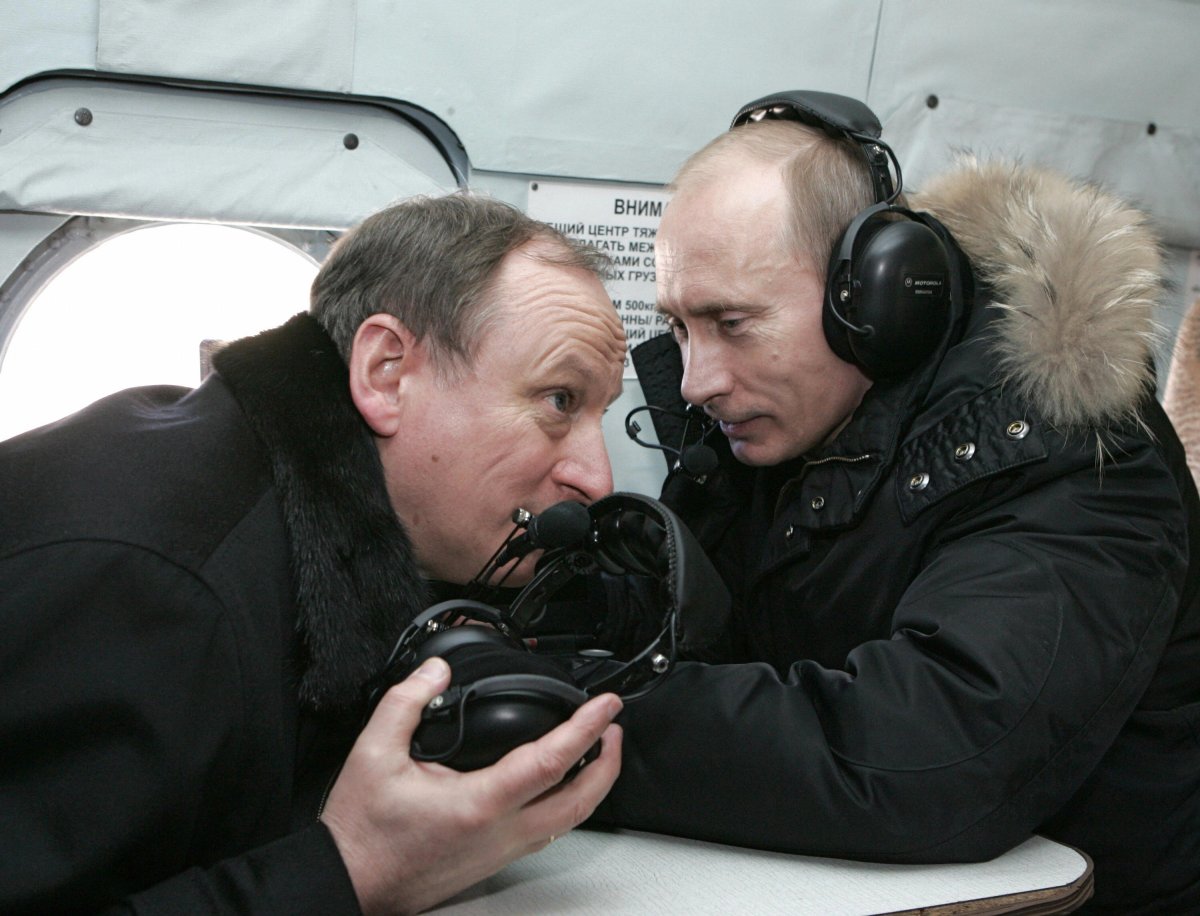 Russian President Vladimir Putin and Nikolai Patrushev