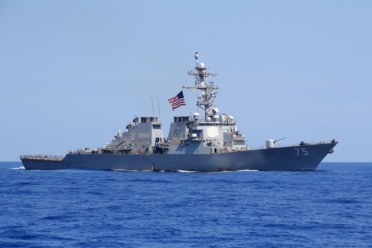 US Navy destroyer