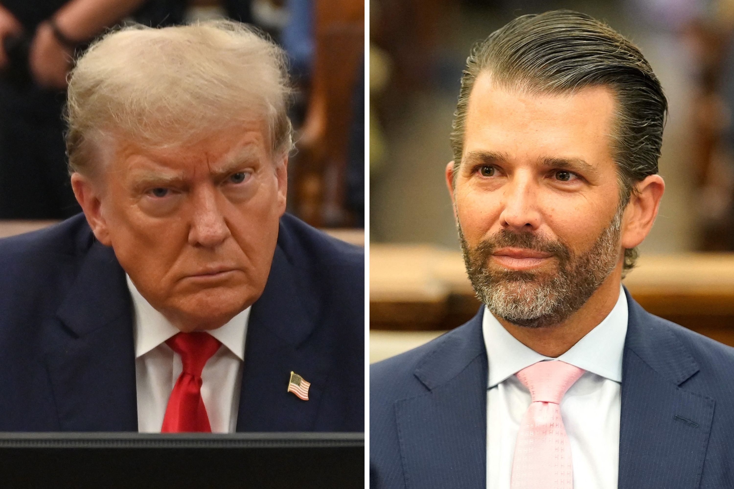 Donald Trump Jr. Behavior in Court Was Wildly Different From His Father's