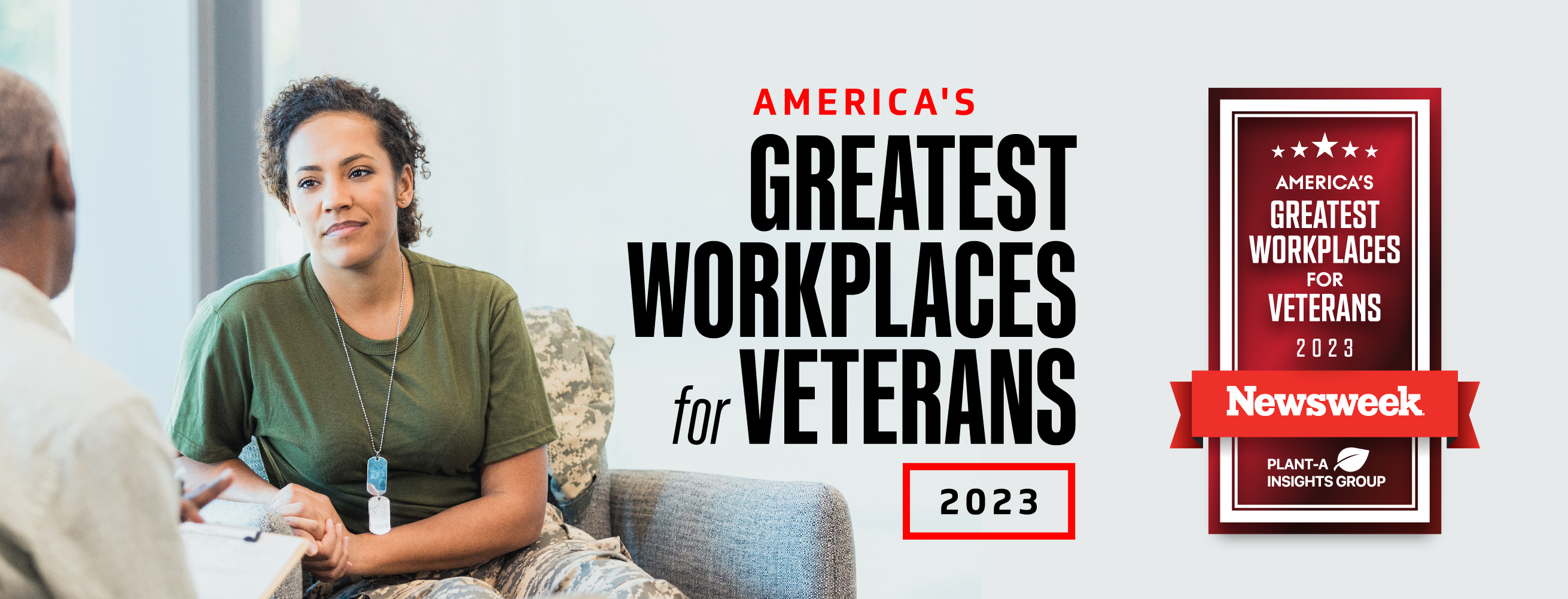 America's Greatest Workplaces for Veterans 2023 Newsweek Rankings