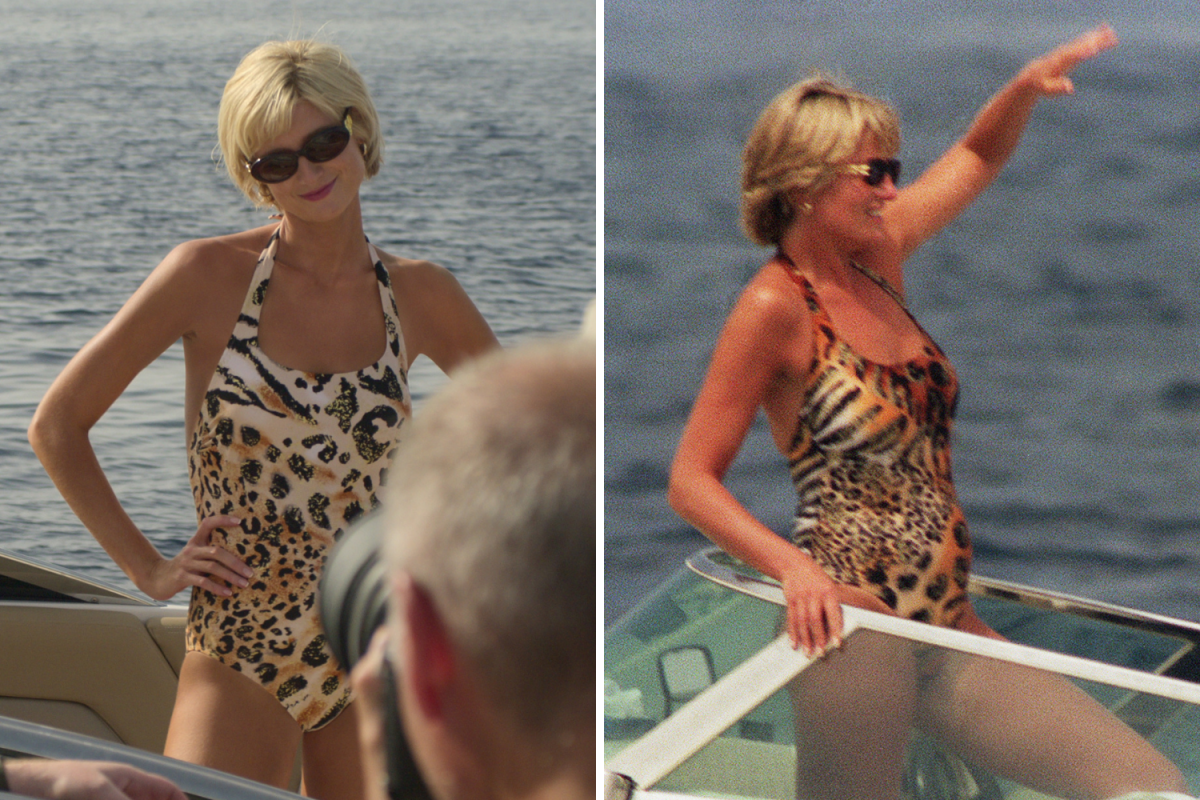 Princess Diana "the crown" Leisure swimwear