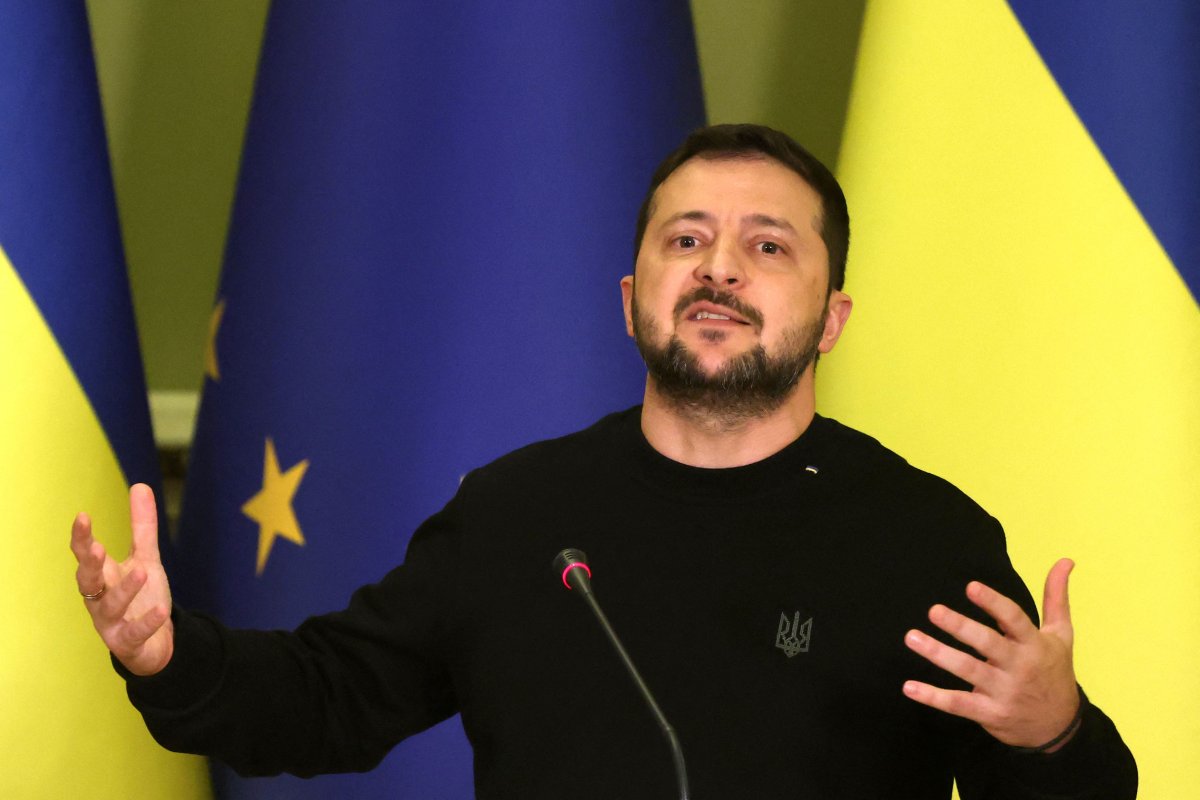 Ukraine's President Volodymyr Zelensky