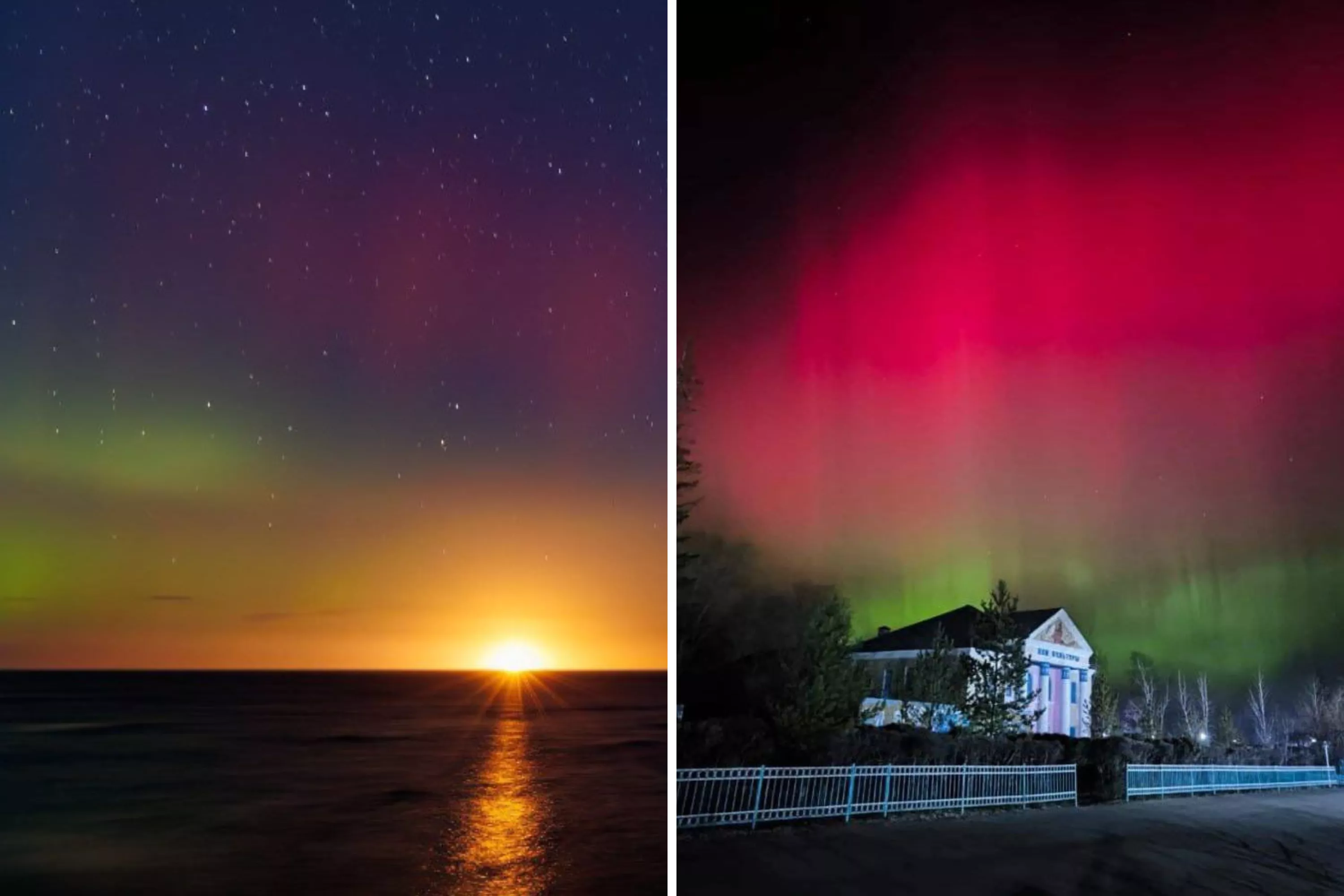 Skies Turn Blood Red as Northern Lights Hit Southern Europe - Vimarsana News