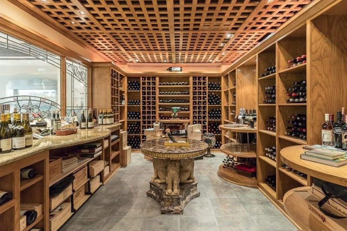 Basement in Travis Kelsey's house
