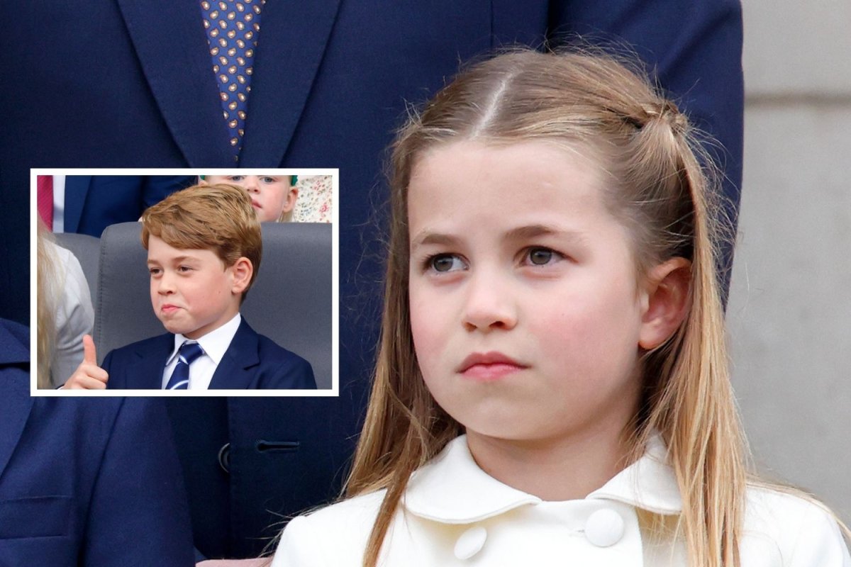Princess Charlotte and Prince George at Jubilee