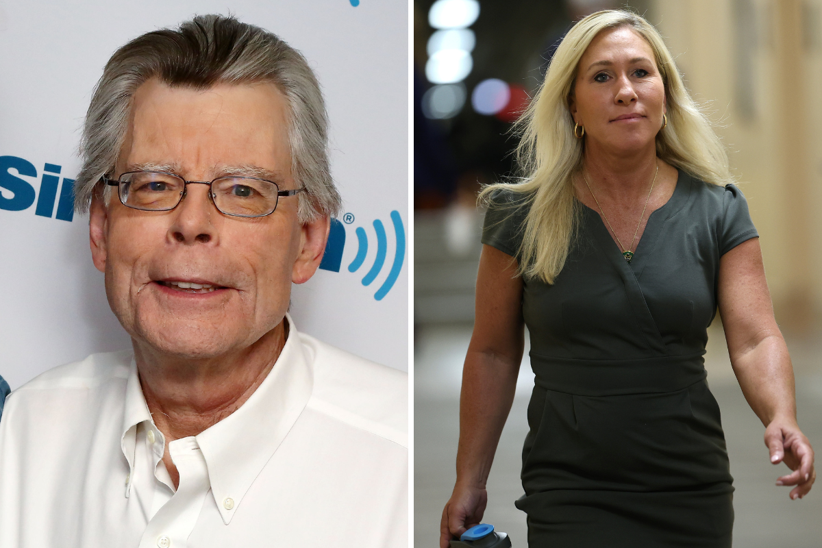 Breaking News Stephen King and Marjorie Greene Taylor