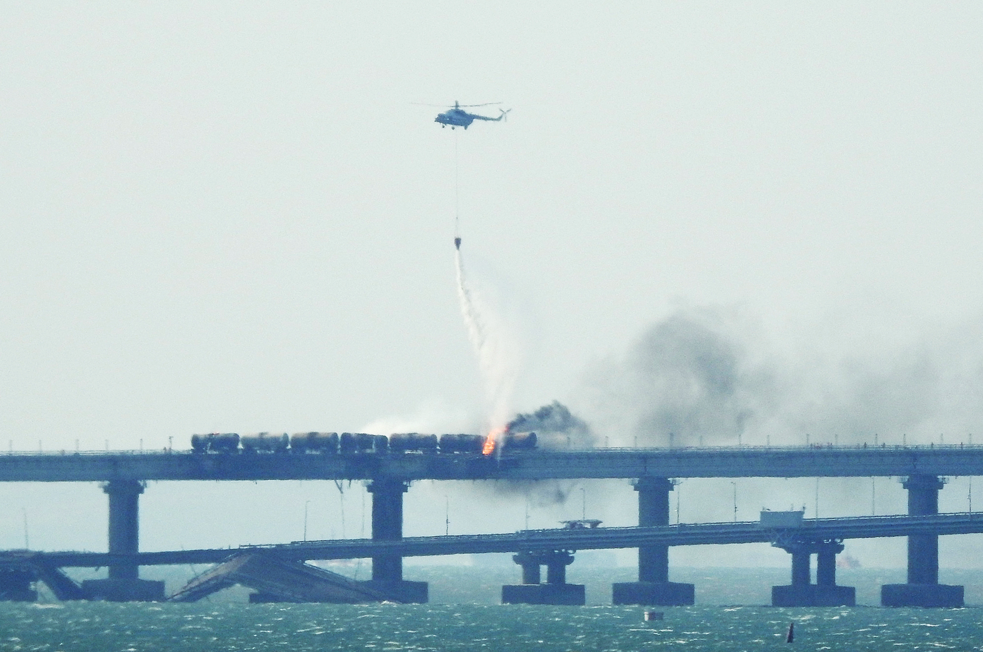 Россия строит железную дорогу на фоне нападения Украины на мост «высокого риска»