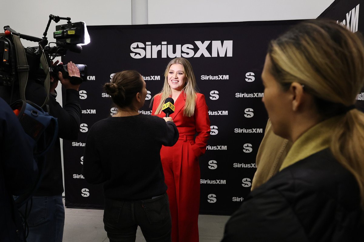 Kelly Clarkson at SiriusXM event