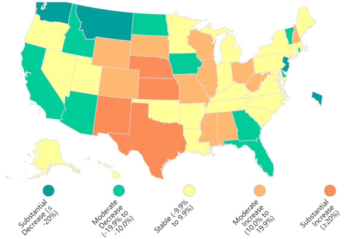COVID map presentations the place hospitalizations are expanding in the USA COVID map presentations the place hospitalizations are expanding in the USA