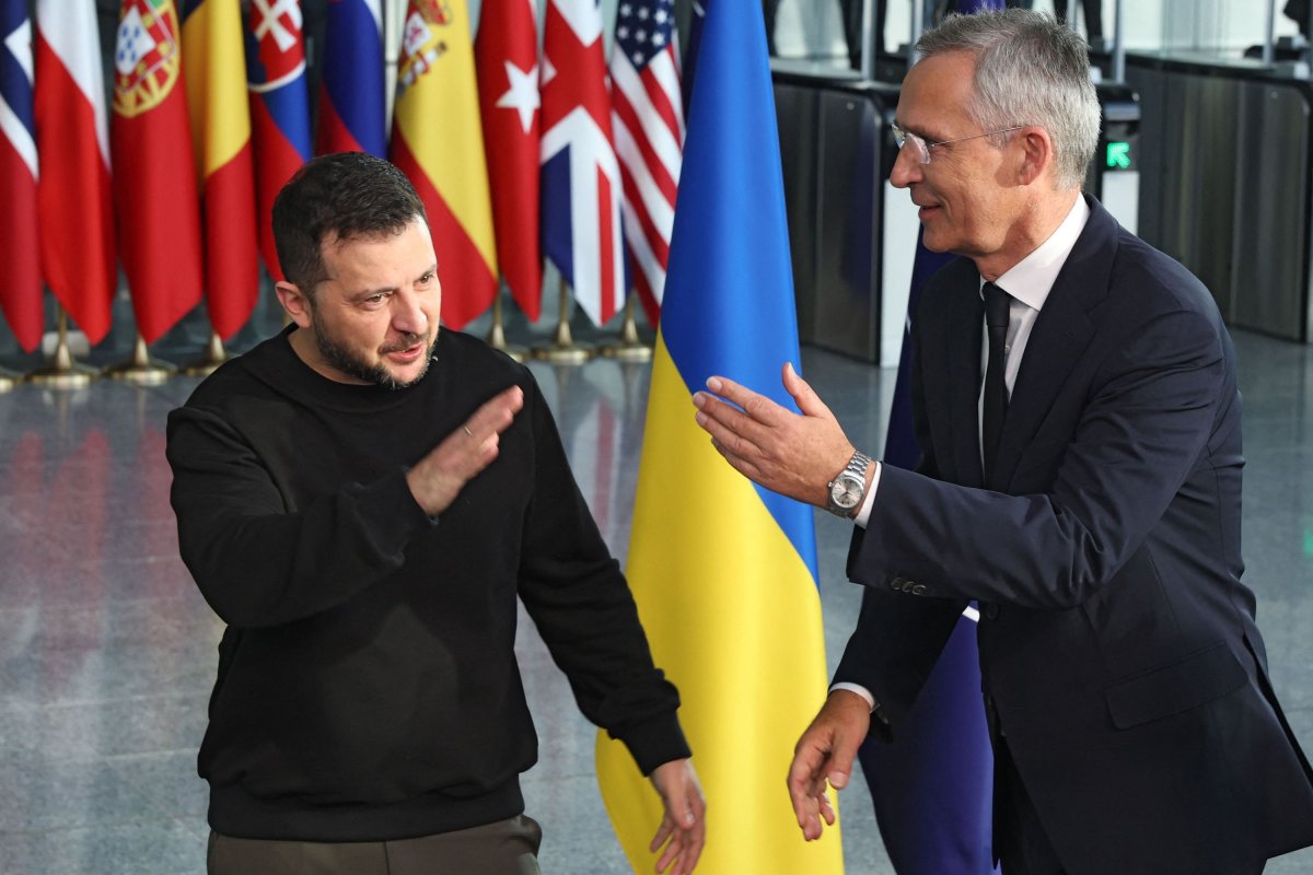 Volodymyr Zelensky and NATO Secretary General