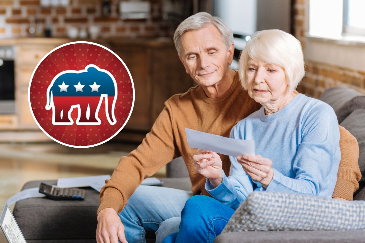 older couple check social security republicans