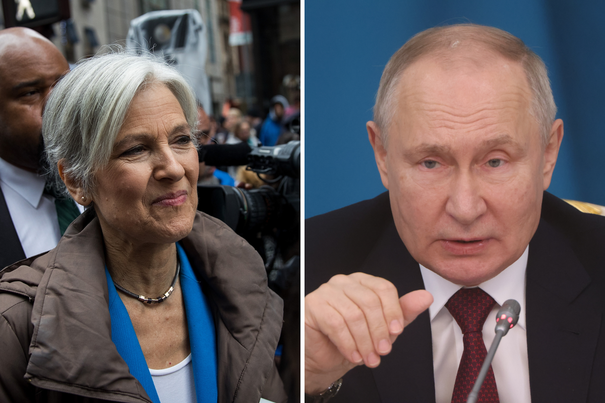 Jill Stein Putin split