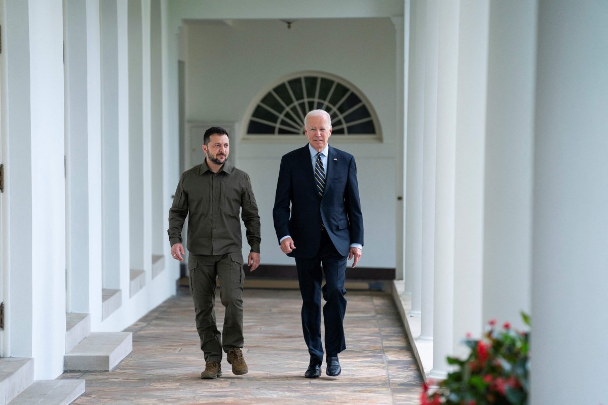 Biden and Zelensky at the White House