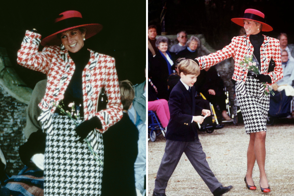 Princess Diana Christening Fashion Moment 1990