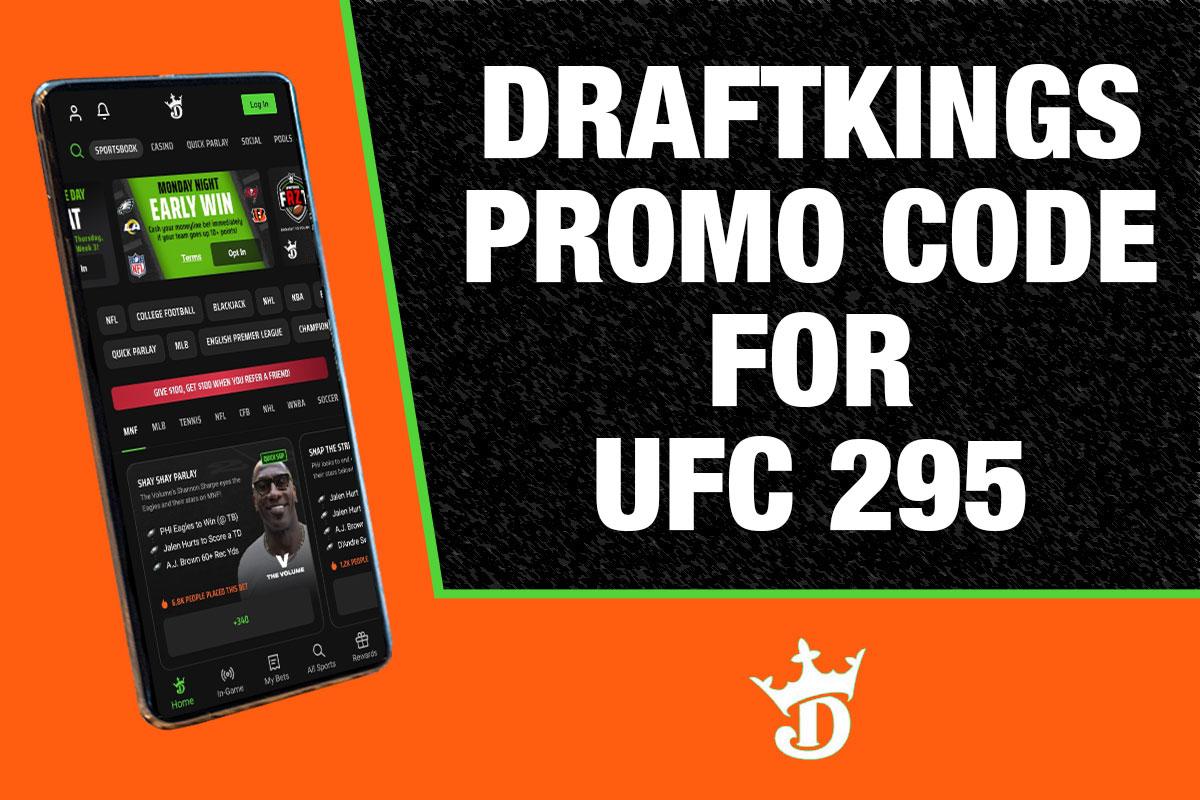 DraftKings Promo Code for UFC 295: Get Limited-Time $200 Guaranteed Bonus DraftKings Promo Code for UFC 295: Get Limited-Time $200 Guaranteed Bonus