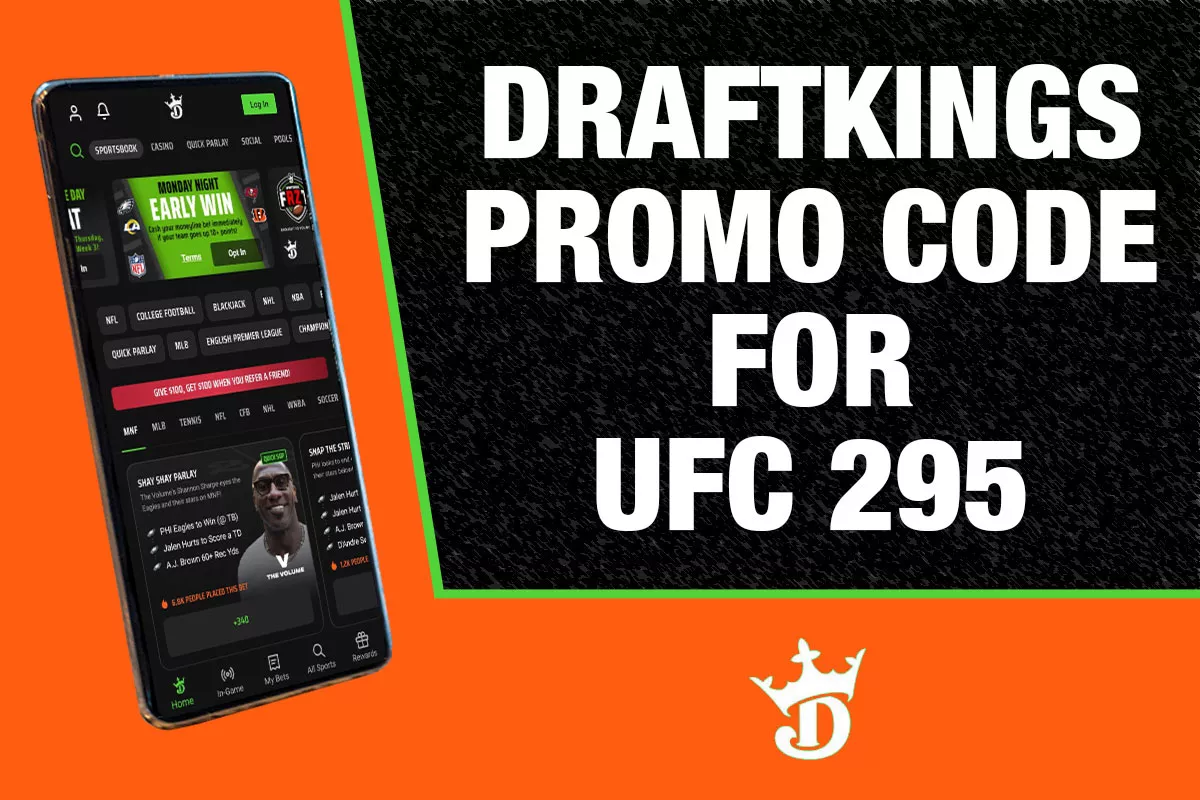 DraftKings Promo Code for UFC 295: Get Limited-Time $200 Guaranteed Bonus - Vimarsana News