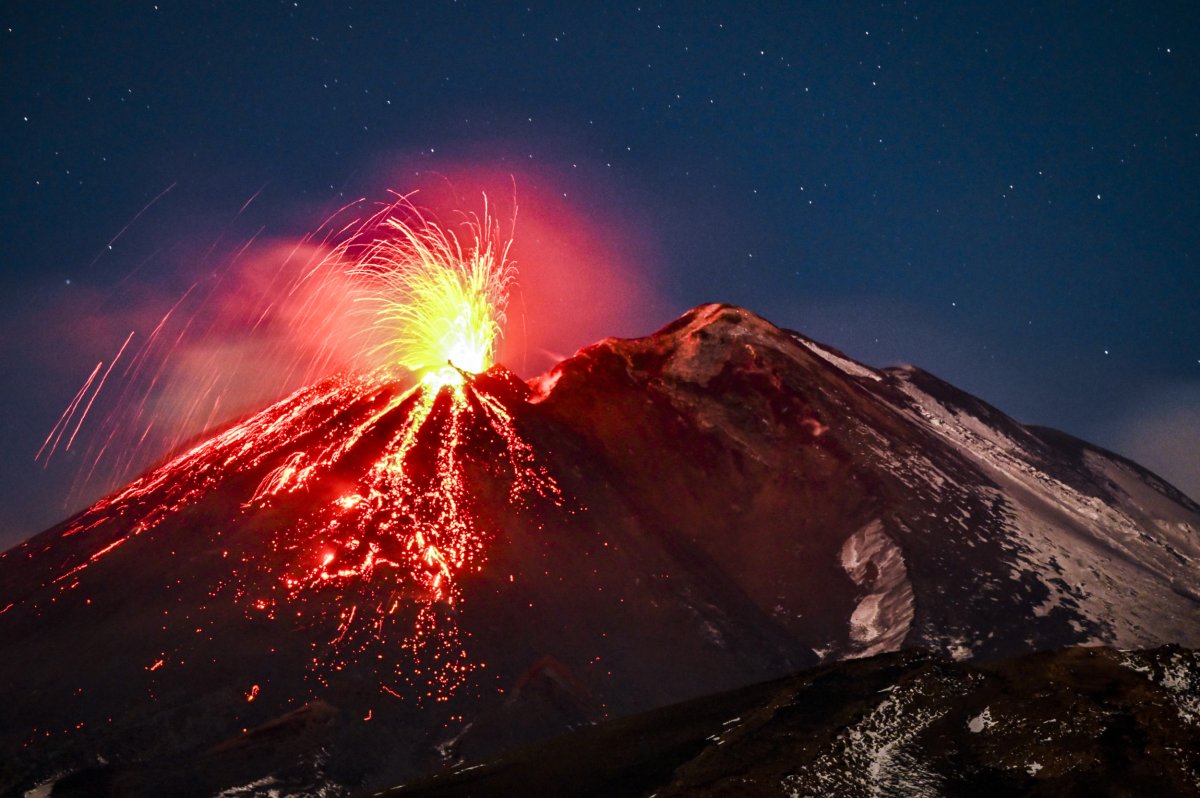 Nineteen Volcanos Erupt at the Same Time