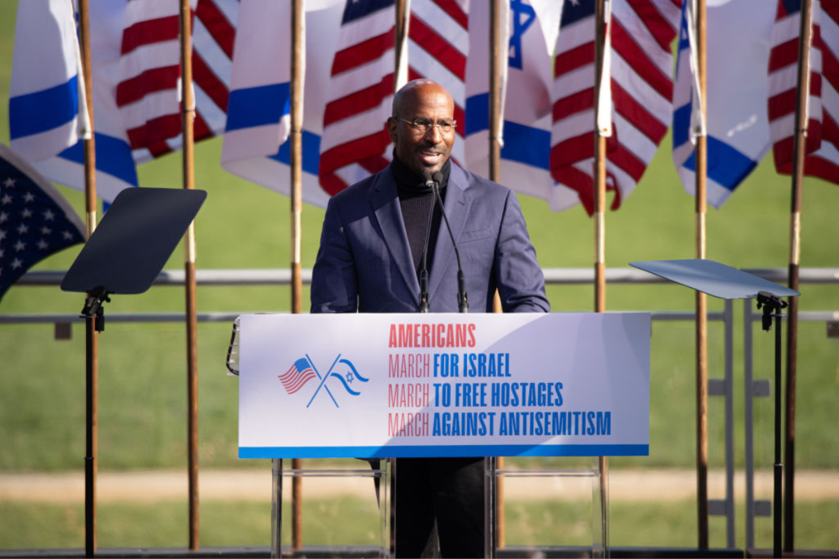 Van Jones Booed at March for Israel—Speech in Full - Newsweek