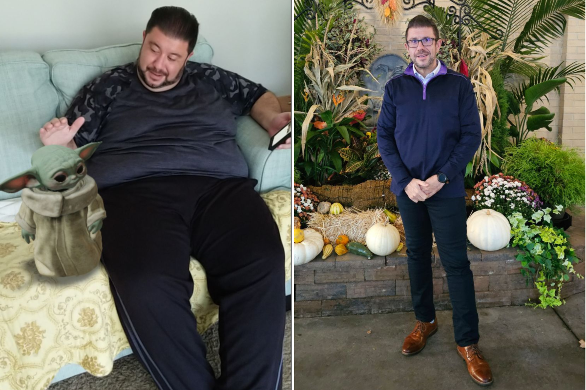 Man Loses More Than 200 Pounds 