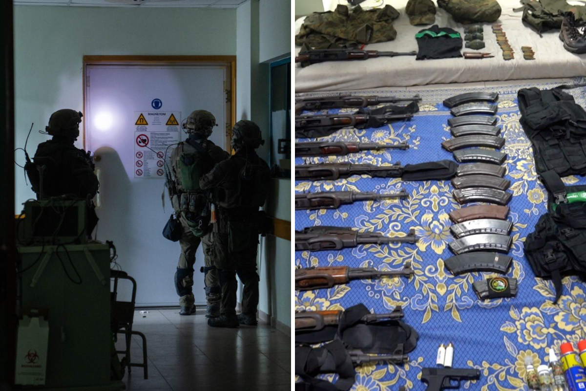 IDF Shifa Hospital split