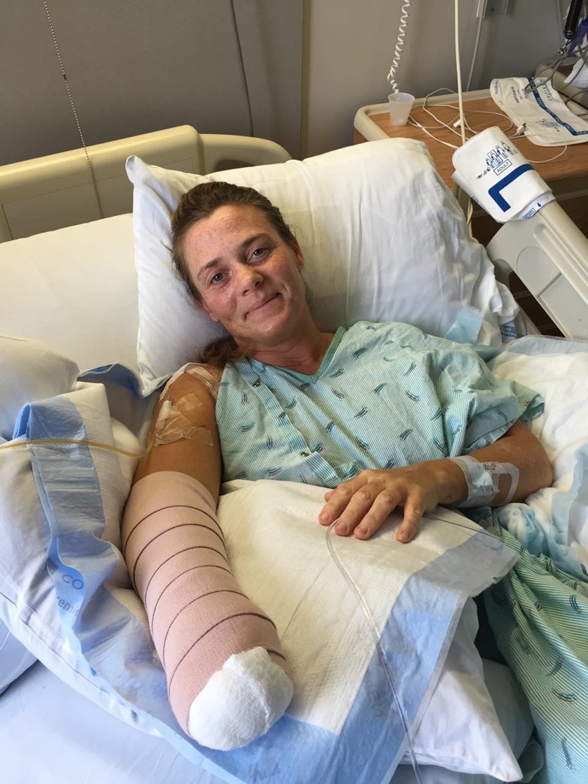Kris in hospital