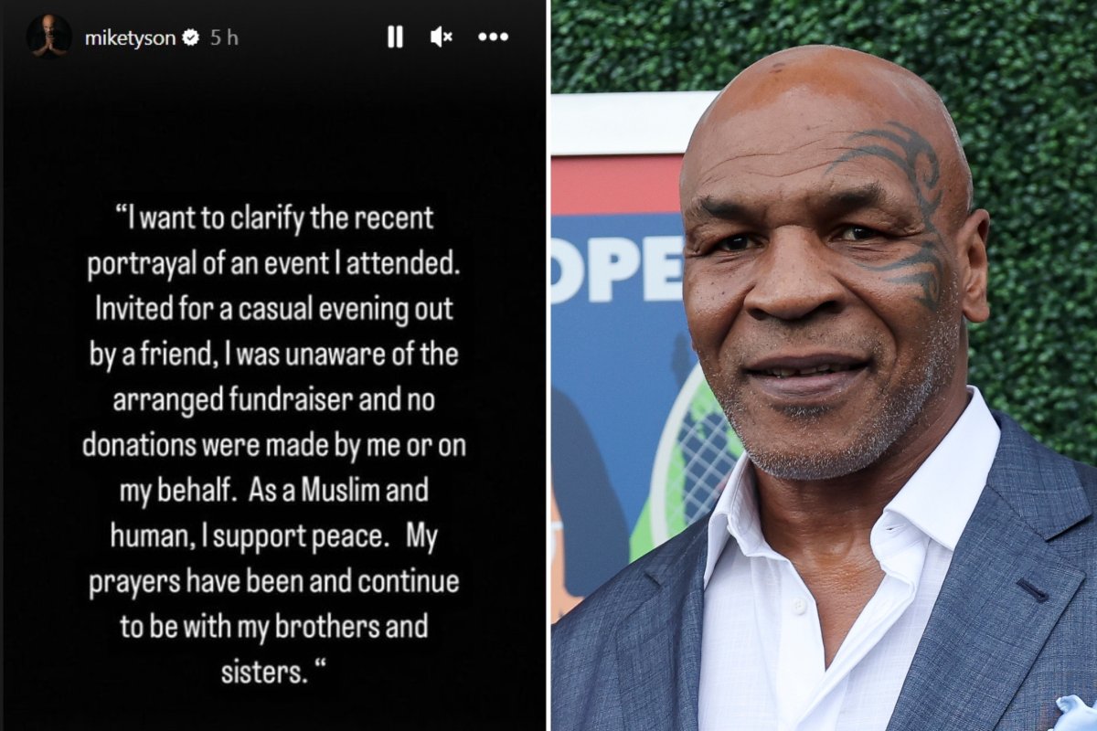 Mike Tyson issues statement