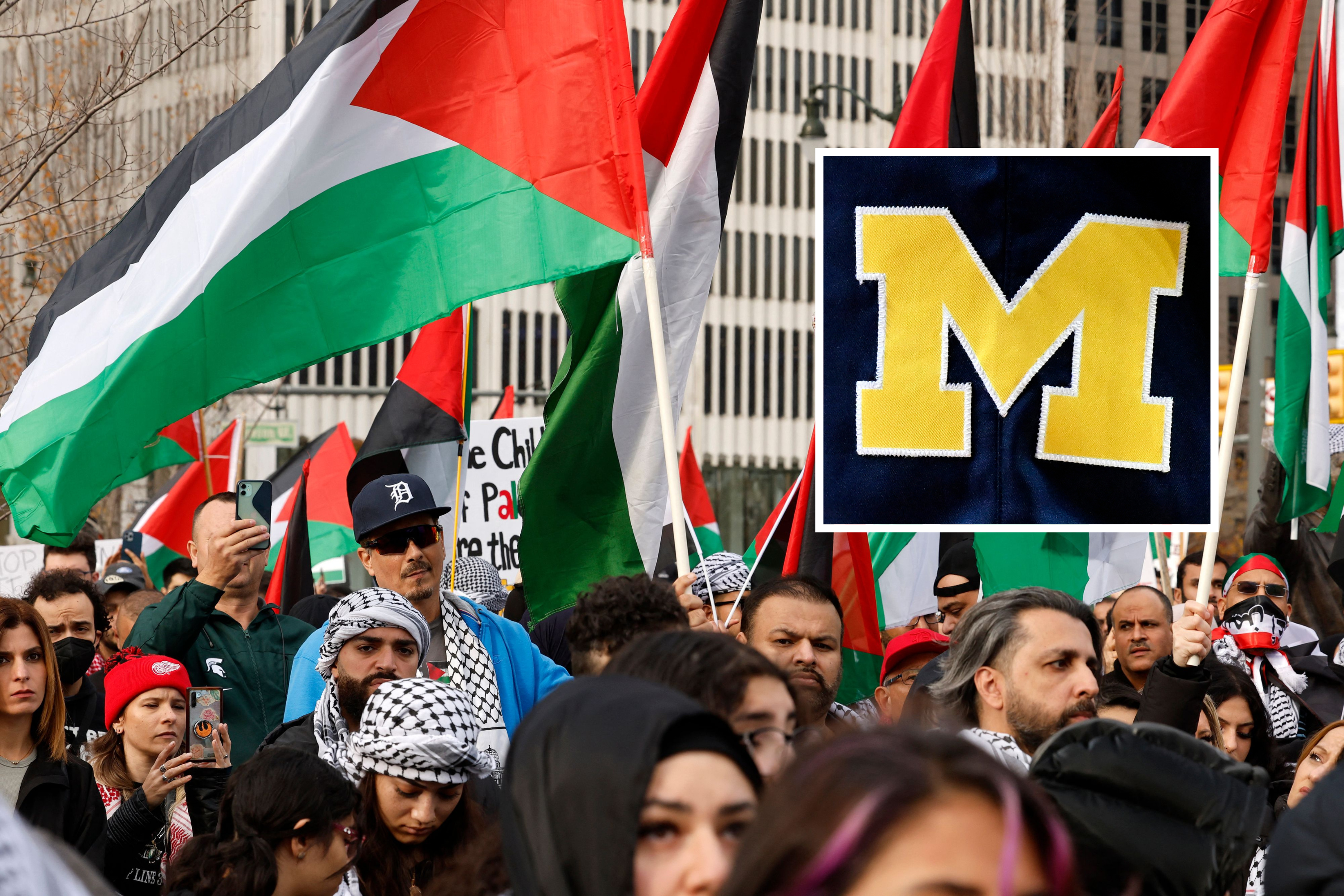 Movies Present Professional-Palestinian Protesters Storm Michigan College Constructing