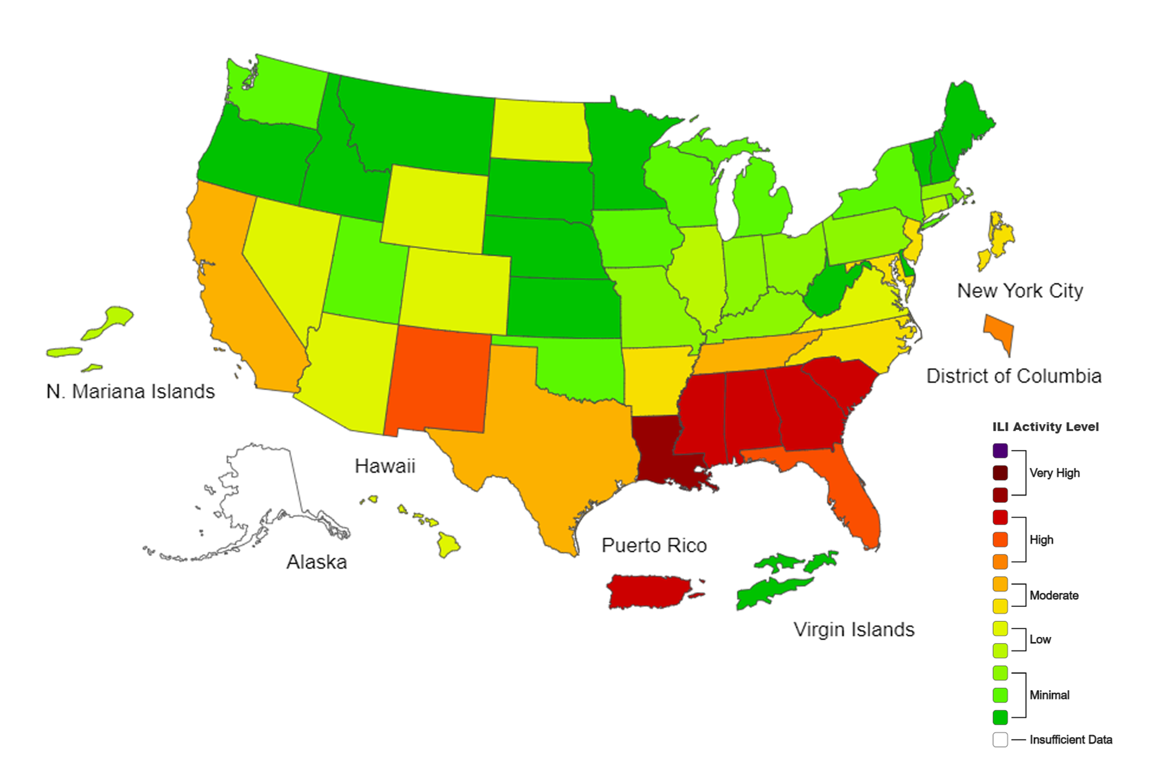 Flu Outbreak Map as Child's Death Sparks Fears About Spread of Virus