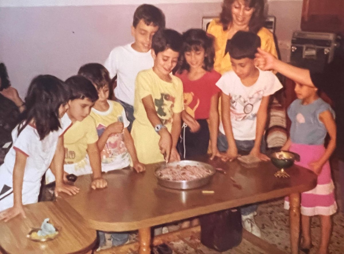 A young Elias Deis celebrating his birthday.