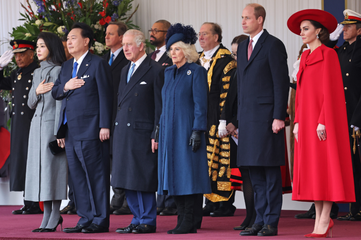 South Korean State Visit to Britain Royals