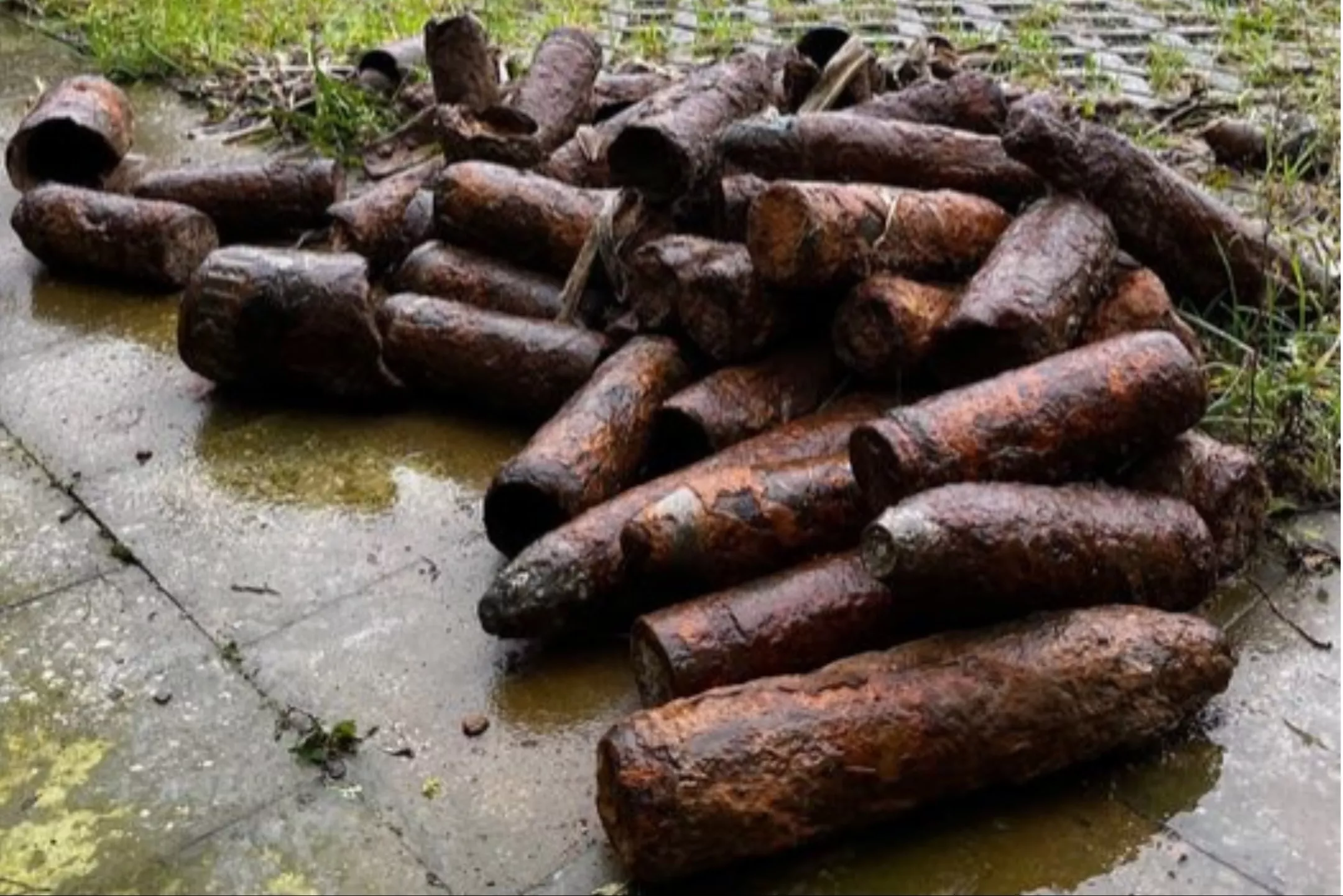 Danger as Dozens of Unexploded WWI Shells Uncovered After Heavy Rainfall - Vimarsana News