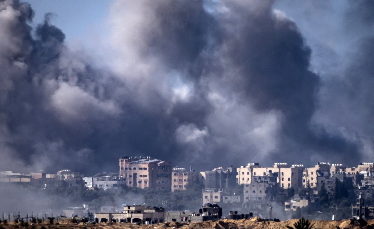 Israel, bombas, norte, Gaza, Faixa, em meio, guerra