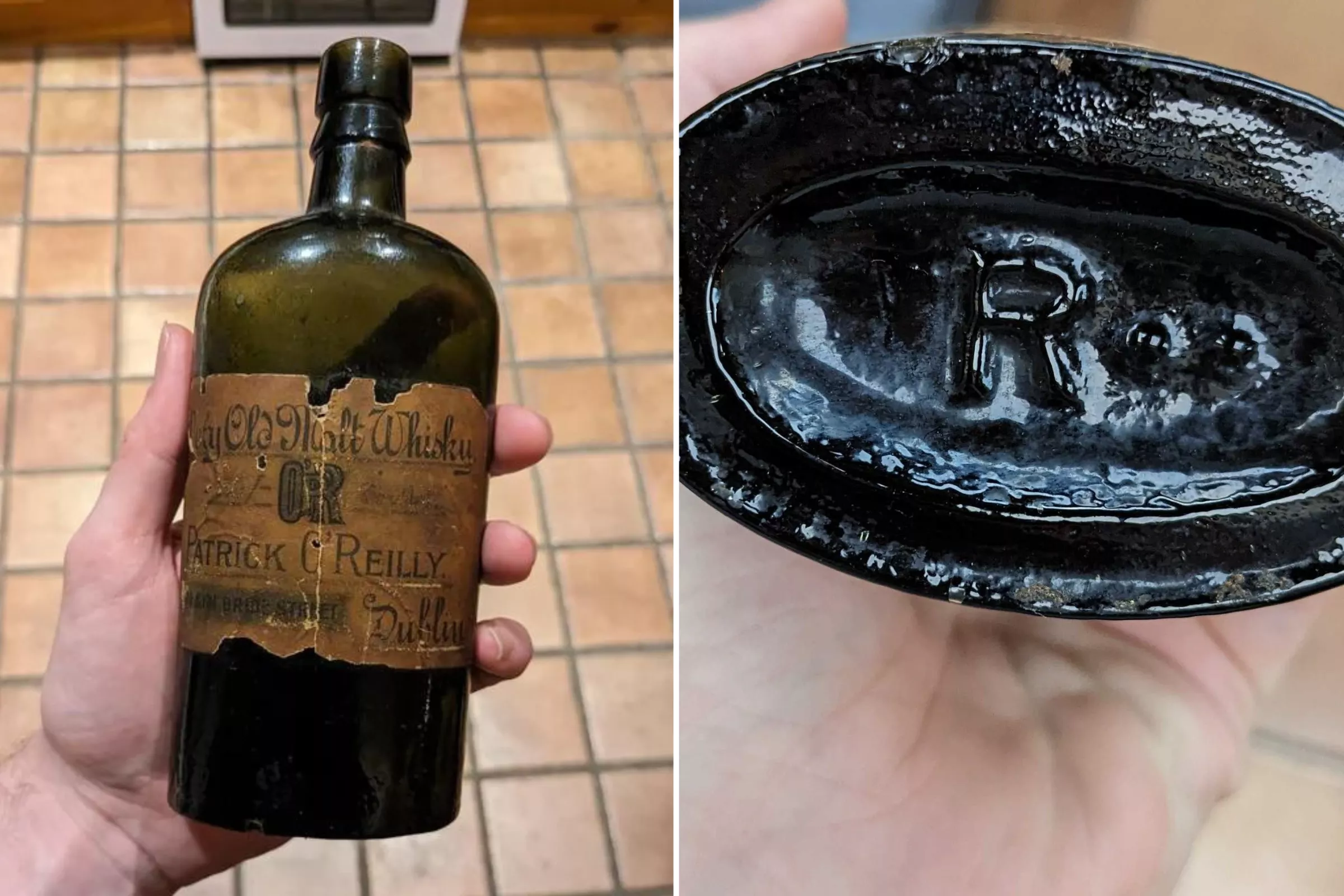 Man Finds Mystery 1900s Whiskey Bottle While Clearing Out Home - Vimarsana News