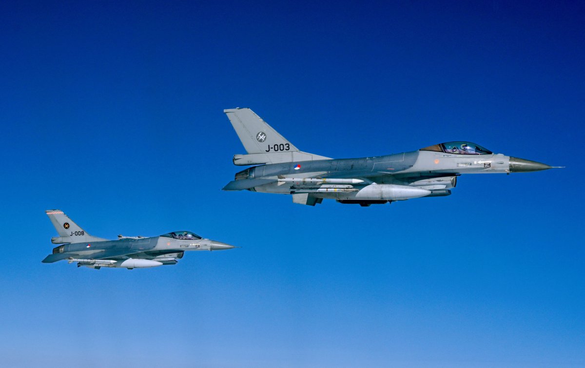 Dutch F-16s operating over NATO airspace July