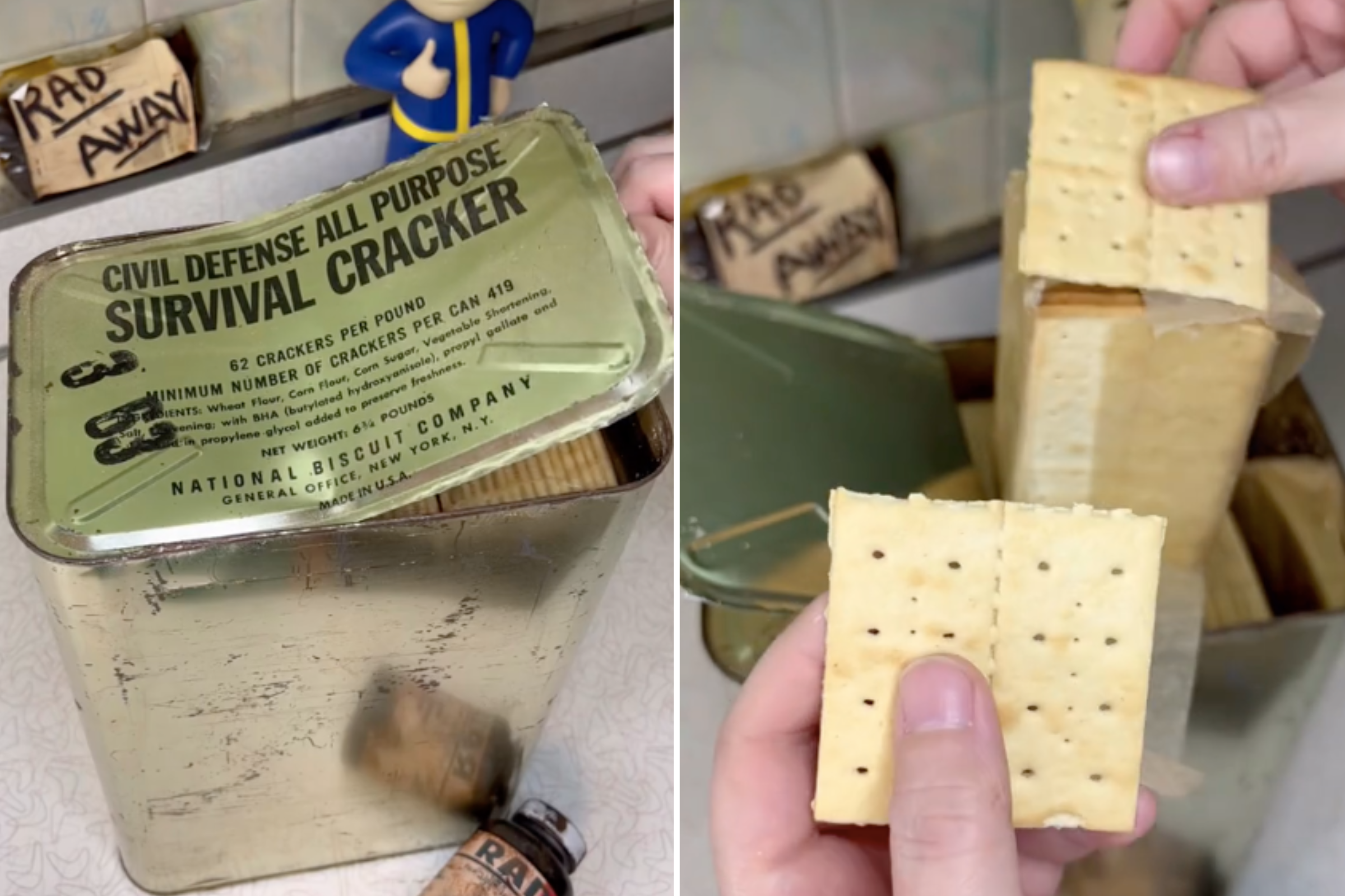 Woman Finds 60-Year-Old Fallout Shelter Cookies, Then Eats Them