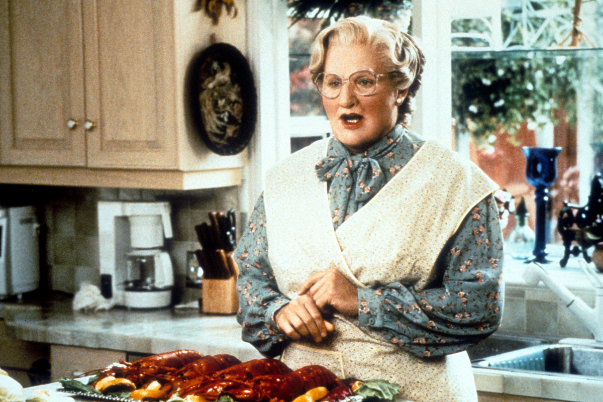 Robin Williams in  'Mrs. Doubtfire,' 1993