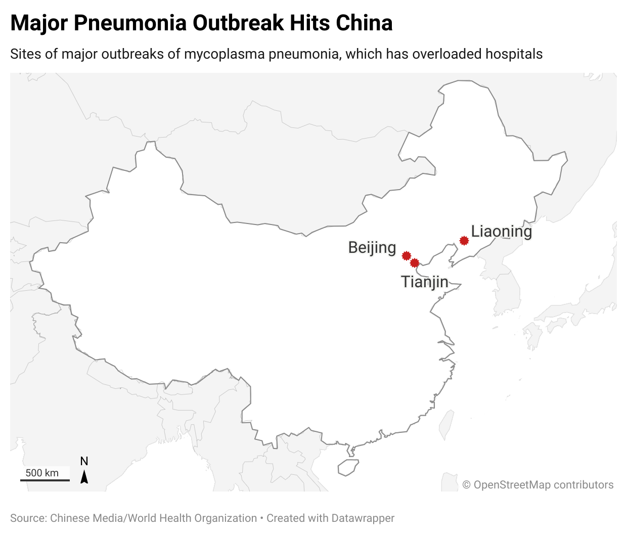 Map Shows Spread of Pneumonia Outbreak Across China Newsweek