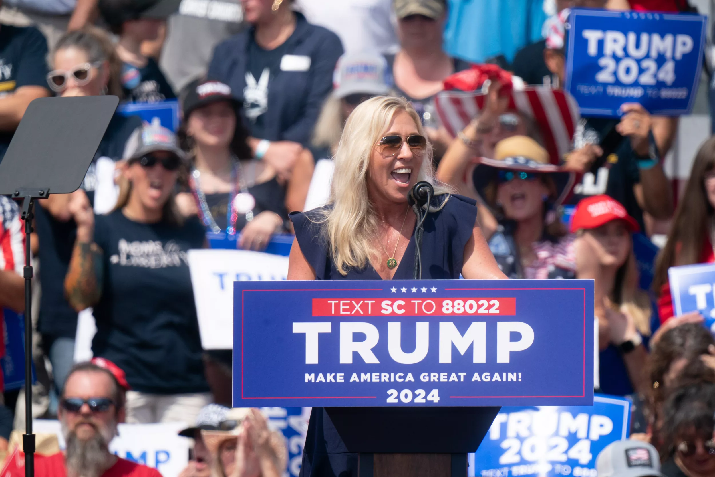 Marjorie Taylor Greene Warns 'War' on Trump Is Spreading - Vimarsana News