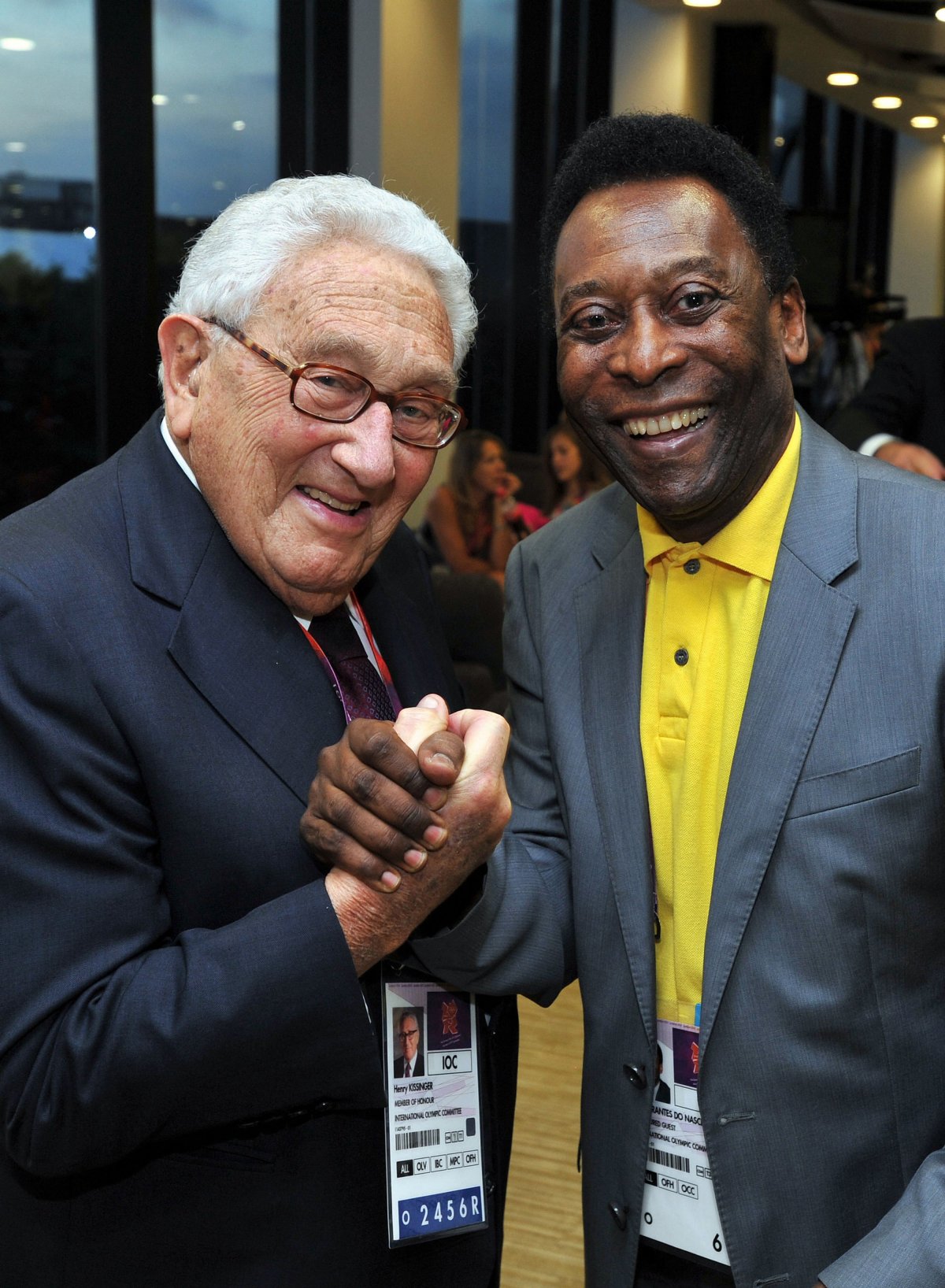 Henry Kissinger and Pele
