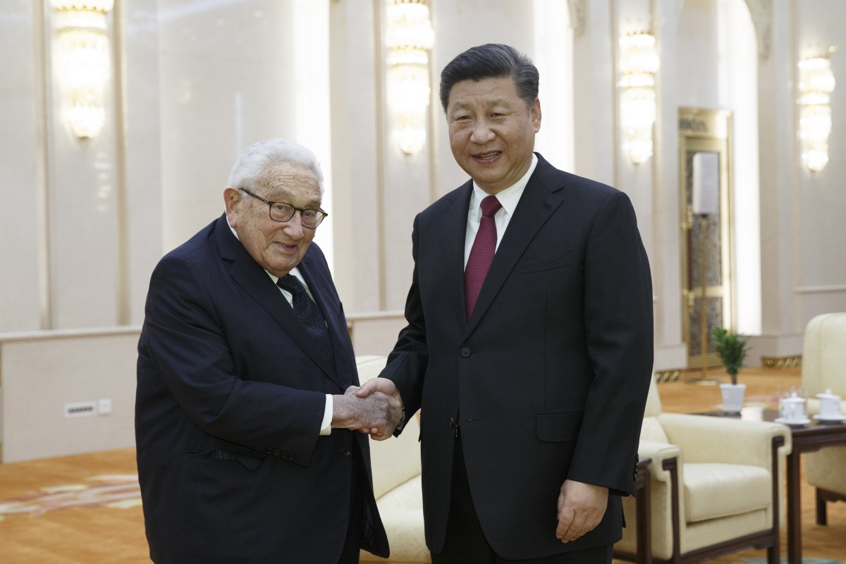 Kissinger Shaking Hands with Kissinger