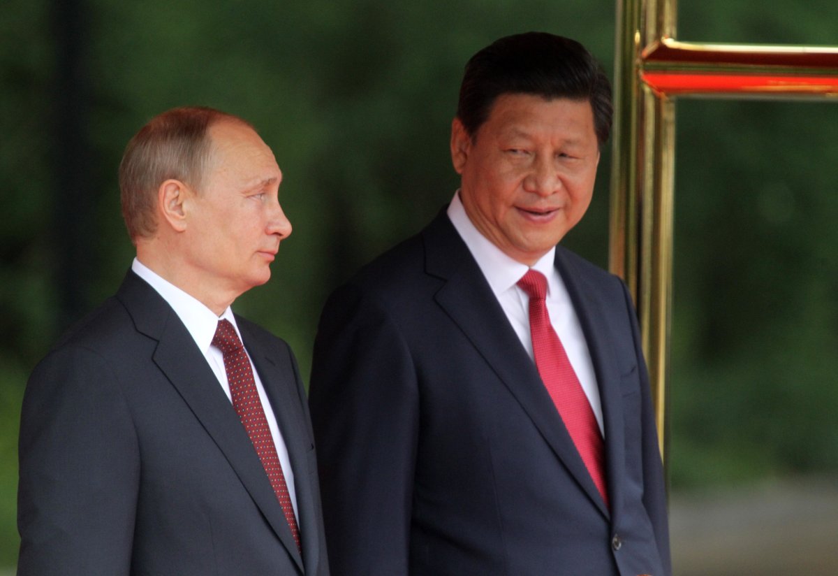 Russian President Vladimir Putin and Xi Jinping