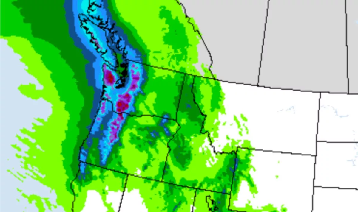 Maps Show Where Atmospheric River Threatens Dangerous Flooding, Snow - Vimarsana News