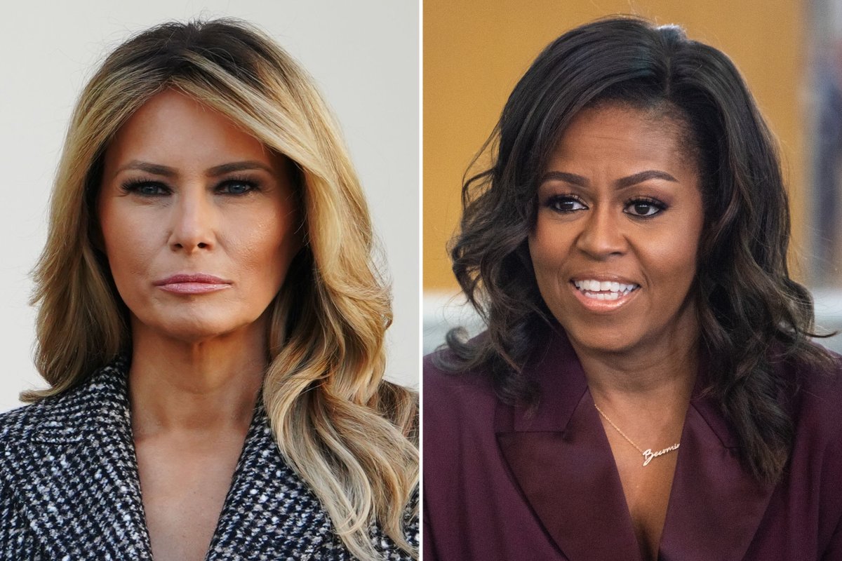 Michelle Obama Accused of Being 'Jealous' of Melania Trump