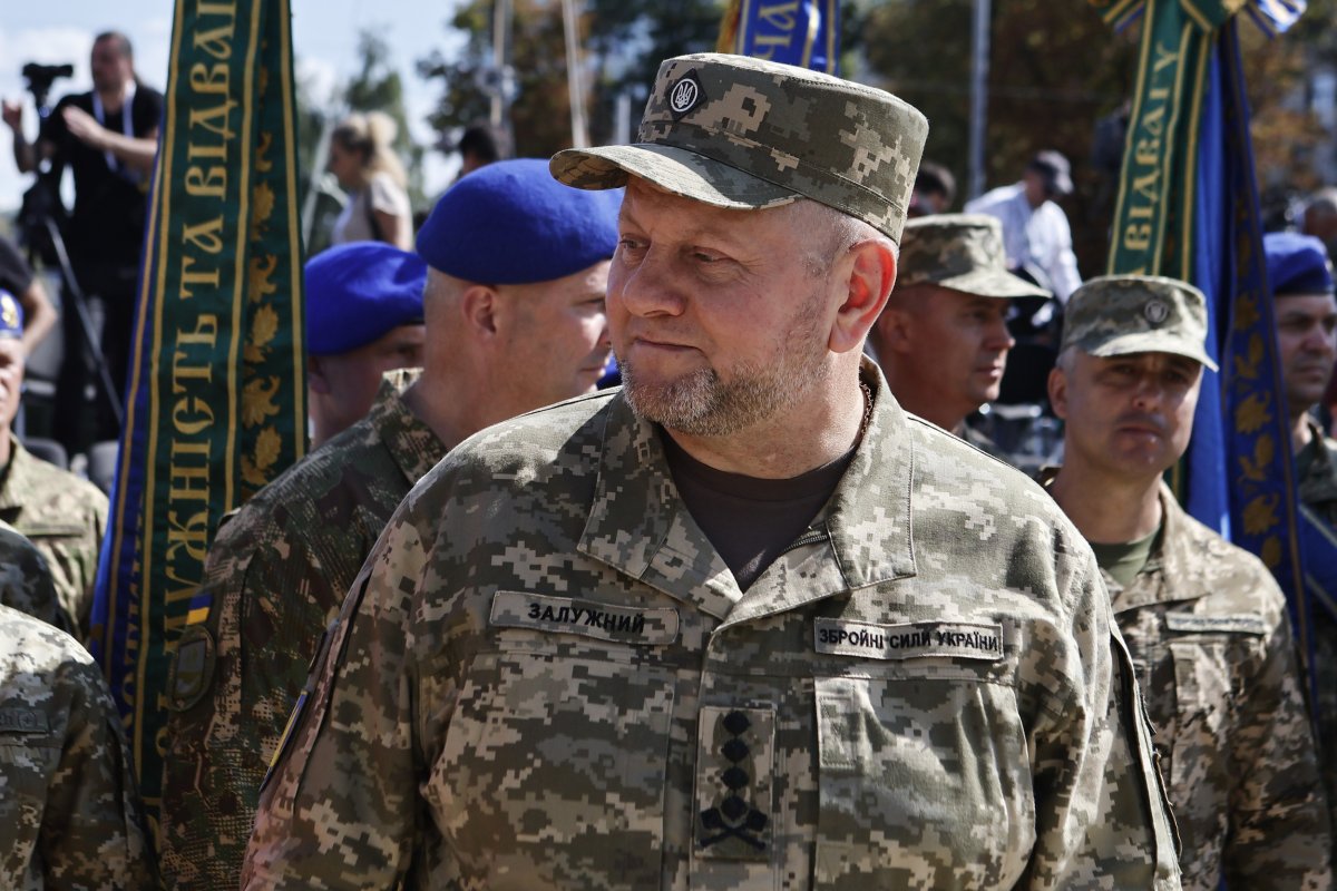 General Valerii Zaluzhnyi pictured in Kyiv