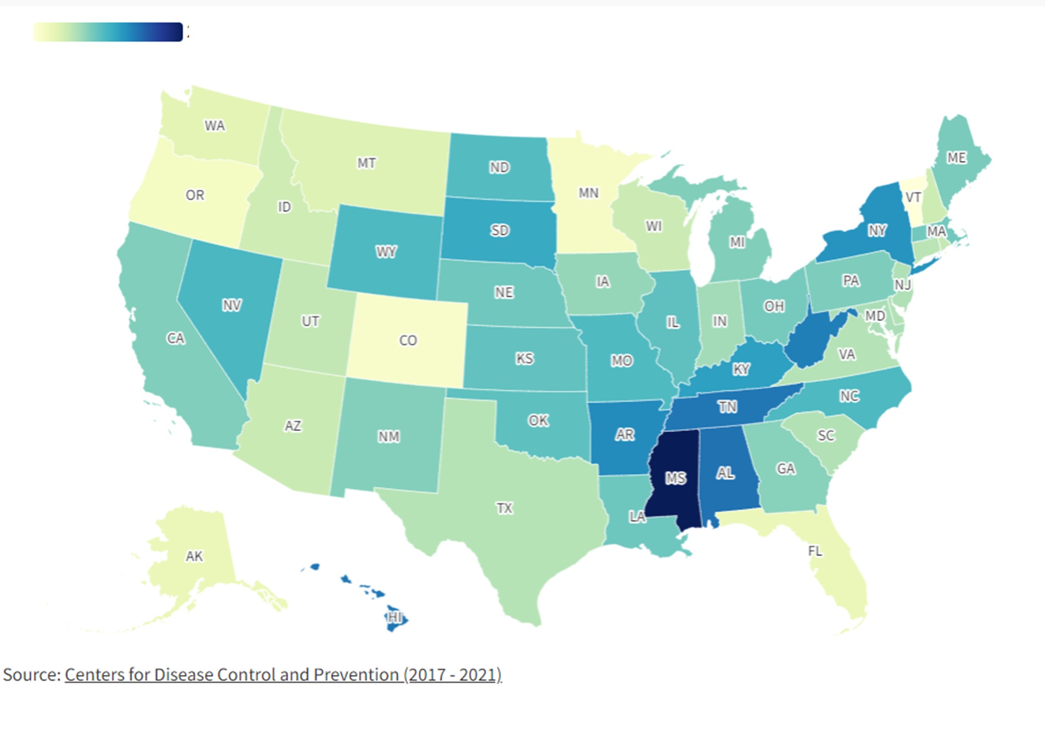 Flu and Pneumonia Map Shows US States With Highest Death Rates