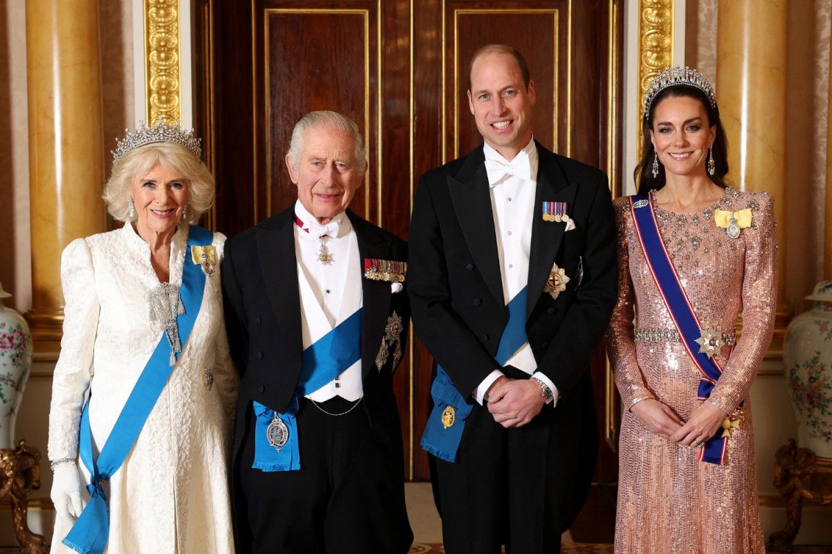 Royal Family Attend Buckingham Palace Diplomatic Reception
