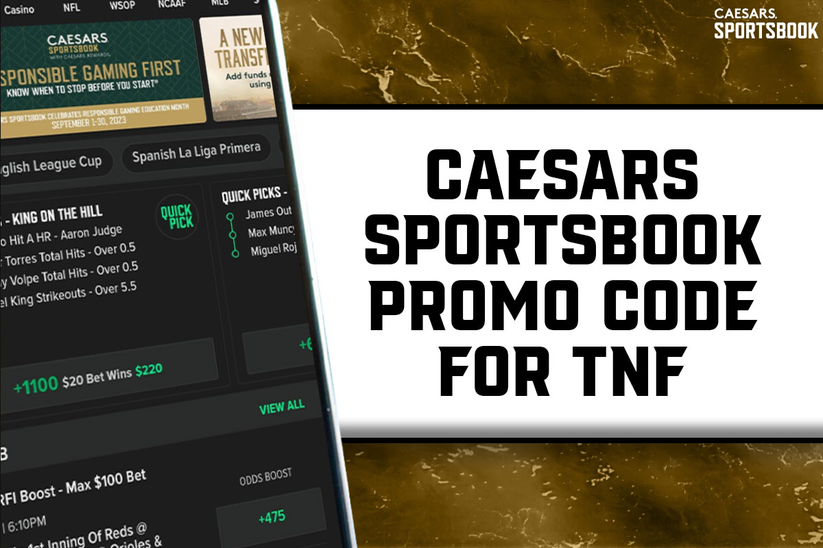 Caesars Sportsbook Promo Code For TNF: Bet Up To $1K On Patriots-Steelers