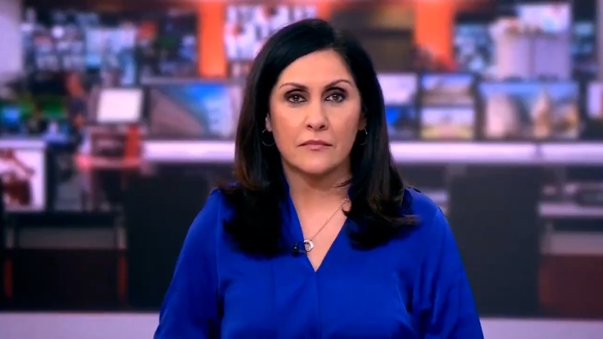 BBC News presenter Maryam Moshiri, December 2023