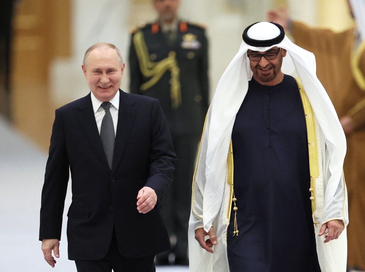Vladimir Putin in the UAE