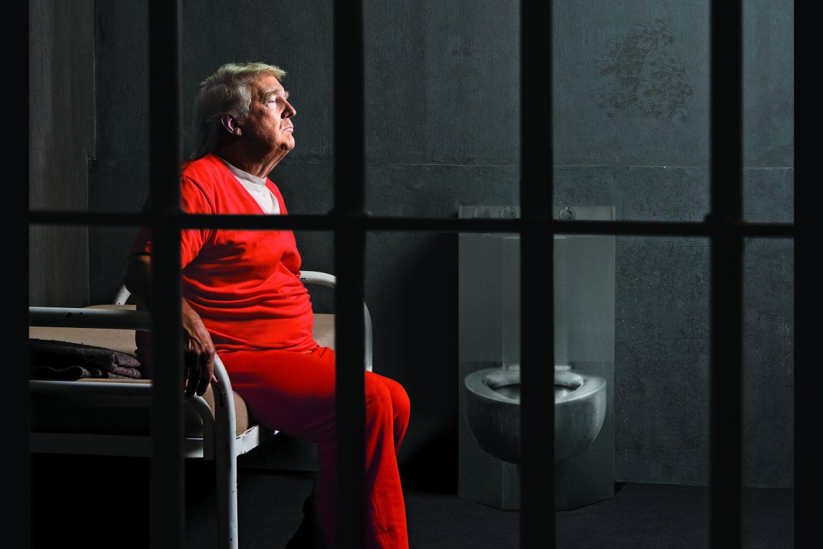 Donald Trump in jail graphic 